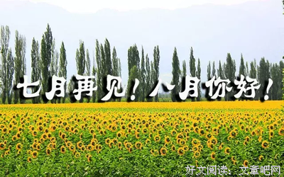 阳光，你好的句子