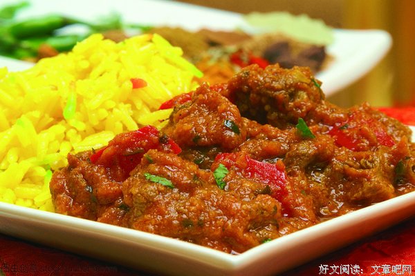 咖喱枣糕优美的句子