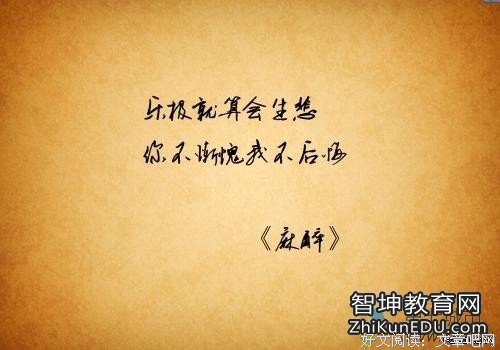 辛夷坞暖伤青春句子大全