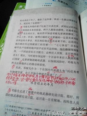 邓稼先传读后感精选