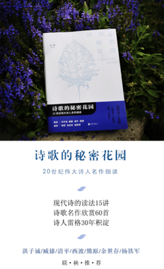 《诗歌的秘密花园 : 20世纪伟大诗人名作细读》读后感摘抄