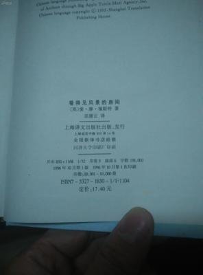 看得见风景的房间（全布面精装）经典读后感有感