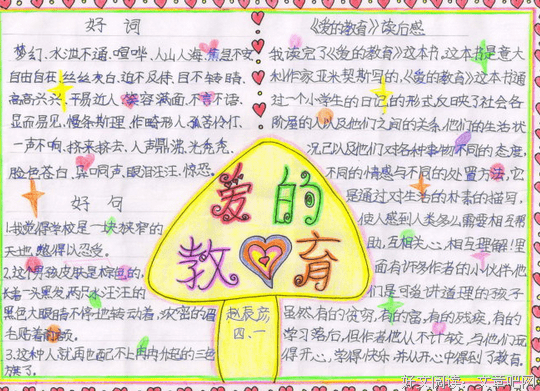 来不及说的爱读后感锦集