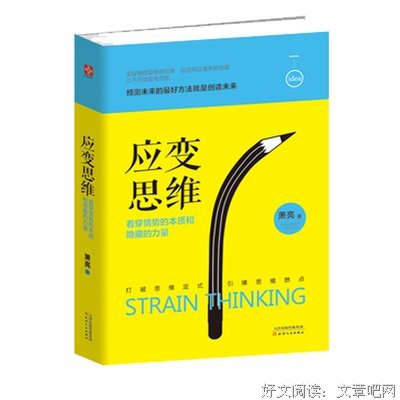 应变思维：看穿情势的本质和隐藏的力量读后感精选