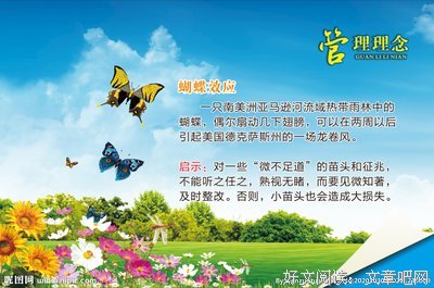 最经典的《蝴蝶效应》名句欣赏