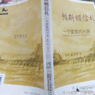 《帕斯顿信札：一个望族的兴衰》读后感精选