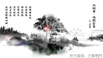 最经典的《闲云野鹤》佳句摘抄