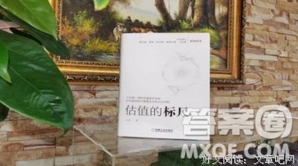 《估值的标尺》读后感100字