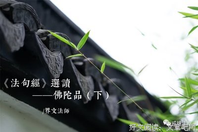最新的《佛陀法句经》佳句摘抄