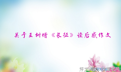 长征的读后感大全