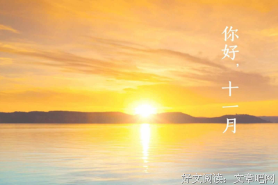 落叶的优美句子