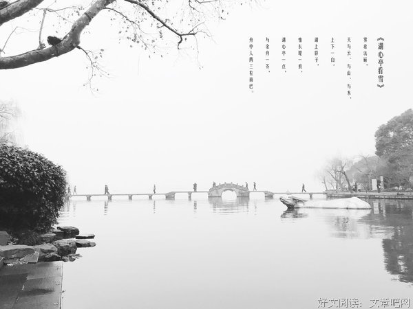 最经典的《湖心亭看雪》好段摘抄