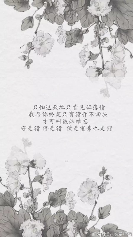 有关唯美古风的句子