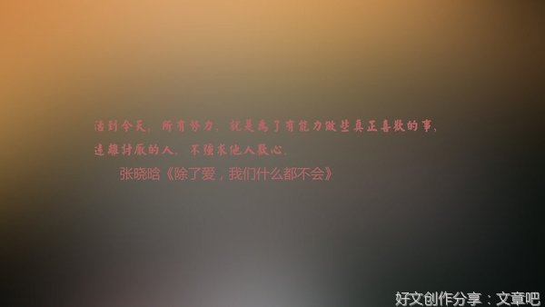 张晓晗句子大全