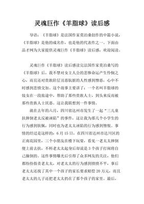 有趣的灵魂读后感1000字