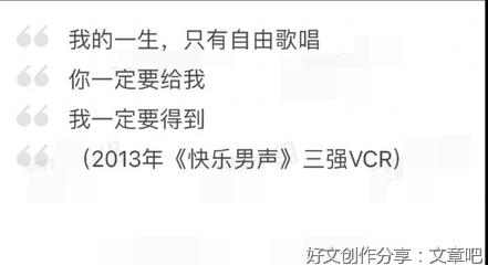 最全的《2013快乐男声》语录摘抄大全