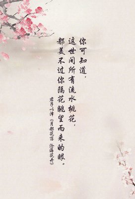 古风经典的句子