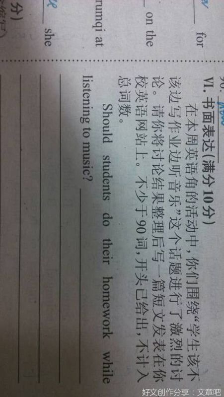 初二的作文