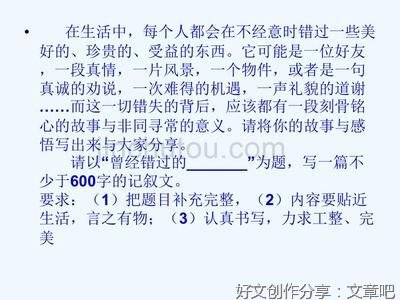 初三下作文500字