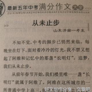 爱中考作文