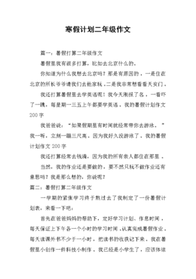 二年级作文书500字