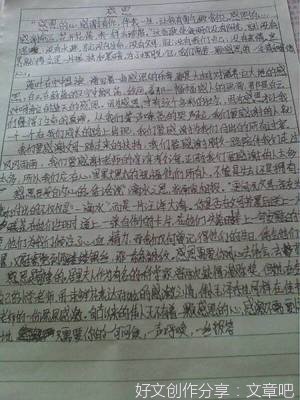 感谢老师作文800字