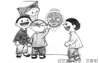 画鼻子作文