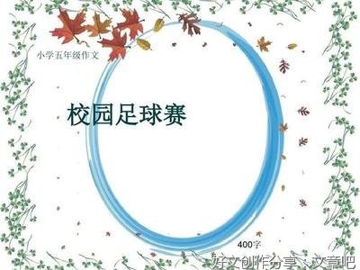 足球赛作文大全