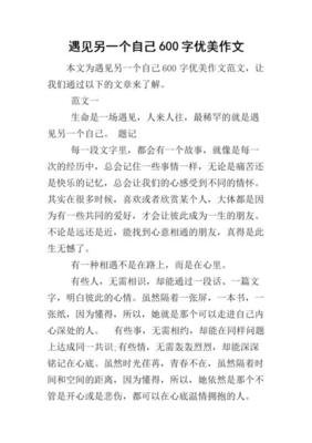美作文600字