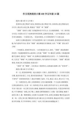 我的小猫作文大全