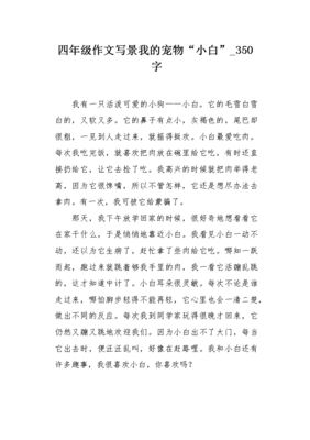 我的宠物作文大全
