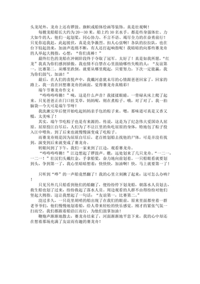 赛龙舟通用作文