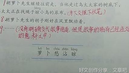 胡萝卜先生的胡子续写作文300字