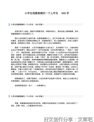 我最敬佩的朋友作文400字600字
