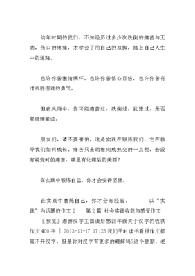 以实践为话题的作文800