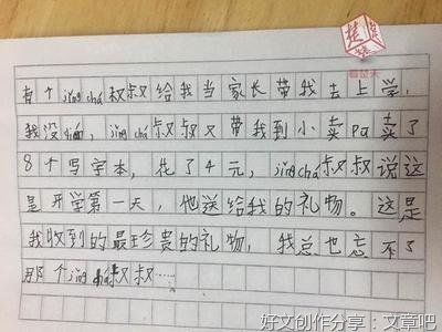 最珍贵的礼物经典作文
