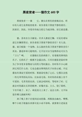《小猫咪》的作文