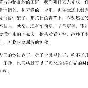 端午节的来历400字作文