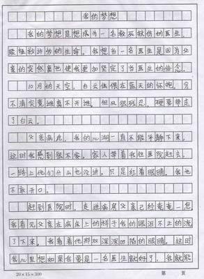 我的梦想作文400字创作家(精选10篇)