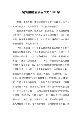 关于我的笔袋的作文