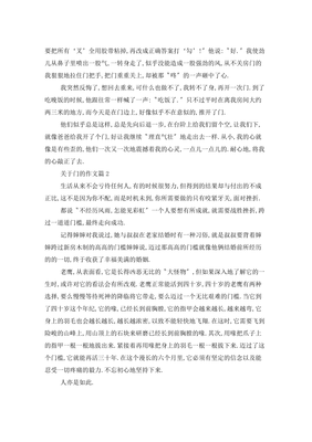 推开那扇门作文