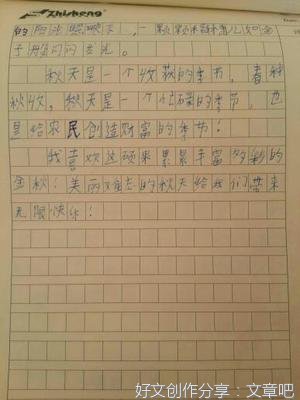那个雨天作文300字