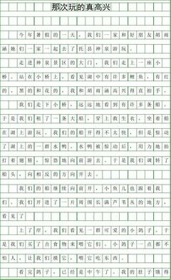 关于那一次的作文