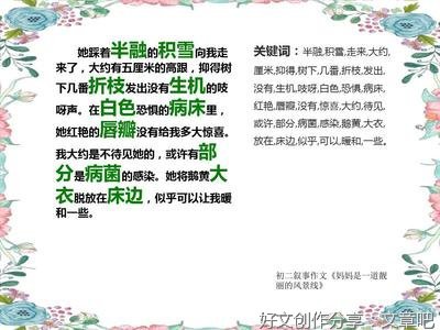 一道风景线作文600字