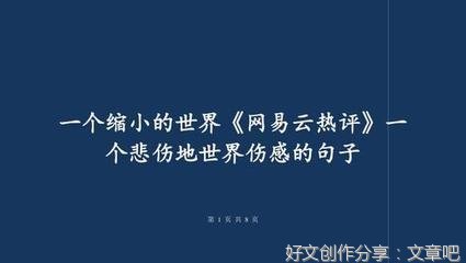 网易云热评句子