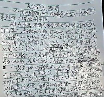 关于写西湖的作文600字(精选10篇)