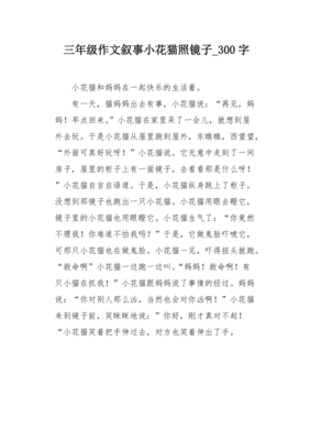 关于照镜子的作文600字
