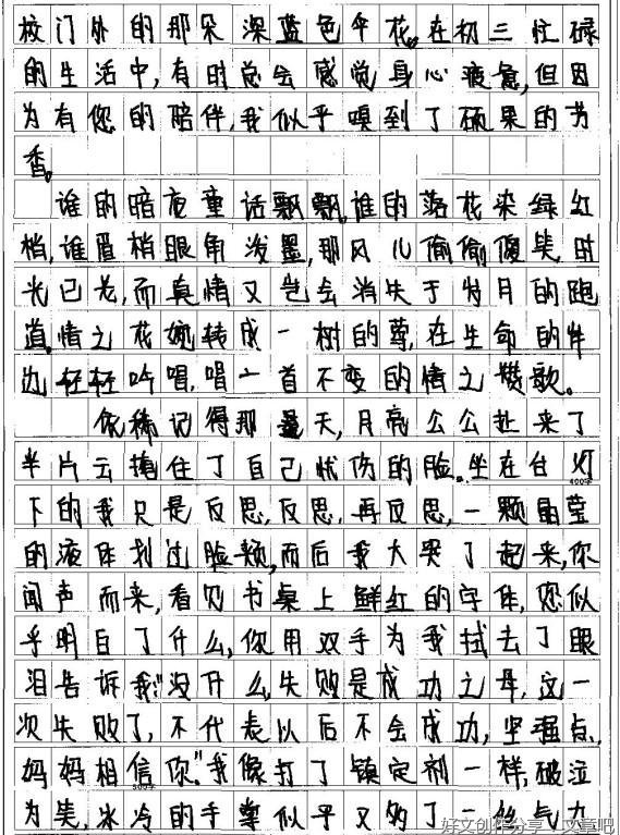 广州+中考满分作文+出错300字