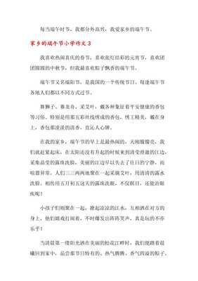 端午节干什么作文300字以上(通用10篇)