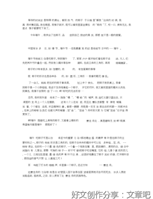 愉快的端午节的作文